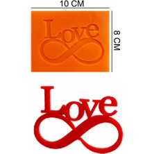 Butedo Love Silikon Şeker Hamuru, Sabun, Mum Kalıp