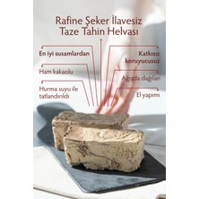 Bercekız Servet Şekerleme Rafine Şeker Ilavesiz Kakaolu Taze Tahin Helvası 3'lü Paket