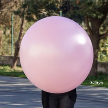 Eğlence Marketi 36 Inç 90 cm Makaron Jumbo Balon Pembe 1 Adet
