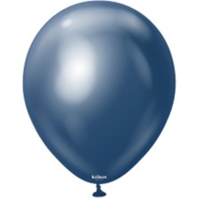 Eğlence Marketi 12'' Mirror Balon Gece Mavisi 50’li