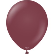 Eğlence Marketi 12'' Standart Balon Bordo 100’LÜ