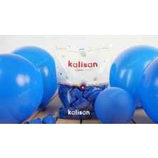 Eğlence Marketi 12 Inç Standart Boy Pastel Balon 10 Adet Koyu Mavi