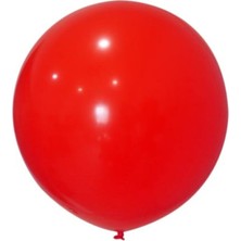 Eğlence Marketi 24 Inç 60 cm Pastel Jumbo Balon Kırmızı 1 Adet