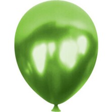 Eğlence Marketi 12 Inç Standart Boy Metalik Balon Koyu Yeşil 100 Adet