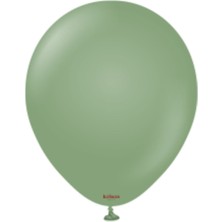 Eğlence Marketi 12 Inç Standart Boy Retro Balon Okaliptus 100 Adet