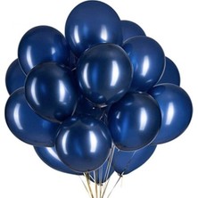 Eğlence Marketi 12 Inç Standart Boy Pastel Balon 50 Adet Gece Mavisi