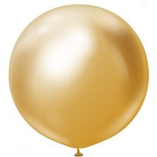 Eğlence Marketi 18 Inç 45 cm Krom Jumbo Balon Altın Gold 1 Adet