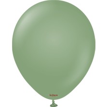 Eğlence Marketi 18 Inç 45 cm Retro Balon 1 Adet Okaliptus