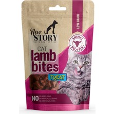 New Story 12X60GR Cat Lamb Bites Atıştırmalık Yumuşacık Taneli Kedi Ödül Maması Box, Anti Hairball