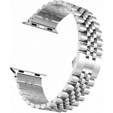 Ezotech  Watch 38MM Uyumlu Krd-36 Metal Kordon Gümüş