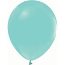 Eğlence Marketi 12 Inç Standart Boy Pastel Balon 50 Adet Su Yeşili