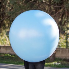 Eğlence Marketi 36 Inç 90 cm Makaron Jumbo Balon Mavi 1 Adet