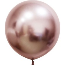 Eğlence Marketi 24 Inç 60 cm Krom Jumbo Balon Rose Gold 1 Adet
