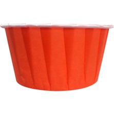 Eğlence Marketi Dolphin Kağıt Muffin Kek Kapsülü Shrinkli Kırmızı 50 Adet