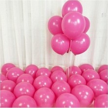 Eğlence Marketi 12 Inç Standart Boy Balon 20 Adet Şeker Pembe