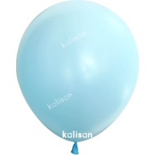 Eğlence Marketi 12 Inç Standart Boy Makaron Balon 10 Adet Mavi