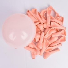 Eğlence Marketi 5 Inç Küçük Boy Pastel Balon Somon 100 Adet