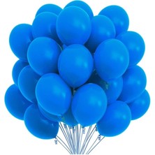 Eğlence Marketi 12 Inç Standart Boy Pastel Balon Lacivert 100 Adet