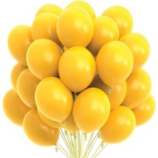 Eğlence Marketi 12 Inç Standart Boy Balon 20 Adet Hardal