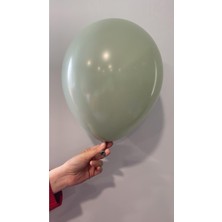 Eğlence Marketi 12 Inç Standart Boy Balon 20 Adet Küf Yeşili