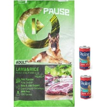 Pause Kuzu Etli Yetişkin Köpek Maması 15KG + Konserve Hediyeli