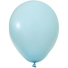 Eğlence Marketi 12 Inç Standart Boy Makaron Balon Mavi 100 Adet