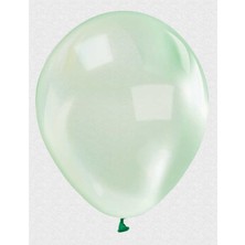 Eğlence Marketi 10 Adet Renkli Şeffaf Balon Yeşil
