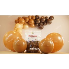 Eğlence Marketi 12 Inç Standart Boy Pastel Balon 10 Adet Karamel