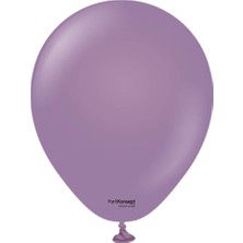 Eğlence Marketi 5 Inç Küçük Boy Retro Balon 20 Adet Lavanta