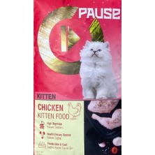 Pause Cat Kıtten Yavru Kedi Maması 15 kg Tavuklu + Konserve Hediyeli