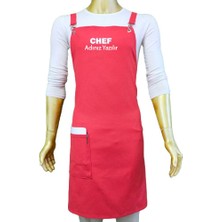 Mutfakta Moda Özel Mutfak Aşçı Önlüğü / Özel Su ve Leke Tutmaz Kumaş Profesyonel Master Chef Önlüğü