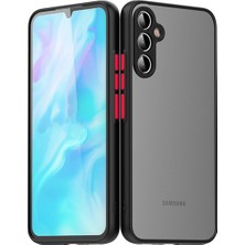 CepLab Samsung Galaxy A55 Kılıf Kenarları Renkli Kamera Lens Korumalı Frosted Mat Silikon Kapak