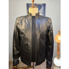 Always Leather Ince Işçilikli Usta Işi Özel Dikim Kuzu Derisi Mont