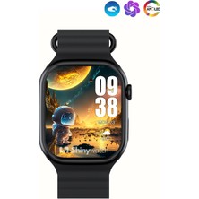 Shinywatch Watch 9 Pro Süper AMOLED Ekranlı Yapay Zeka Özellikli Akıllı Saat 2024 (Shinytech Türkiye Garantili)