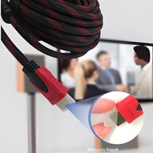 Mbb E-Ticaret Mbb Eticaret HDMI Kablosu 5 Metre Hdtv Bilgisayar Uydu Görüntü Ses Full Hd Sargılı Görüntü Aktarma Kablosu