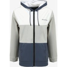 Discovery Expedition Antrasit Erkek Kapüşonlu Relaxed Blok Sweatmont D4SM-SWT3284