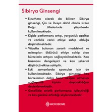 Microbiome Ginseng Complex Kore, Sibirya, Amerikan Ginsengi, L-Arjinin ve Ginkgo Biloba 30 Kapsül