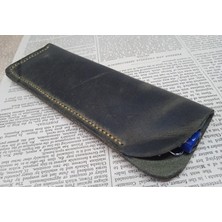 Mahfuz Crazy Hors Gerçek Deri El Emeği Özel Kalemleriniz Için Kalemlik ( 2*3 Kalem Için ) 5,5CM17 cm 24K5