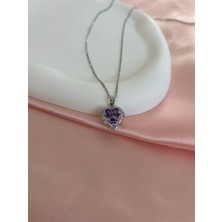 Shining Jewelery Kalpli Çelik Doğal Taşlı Kolye