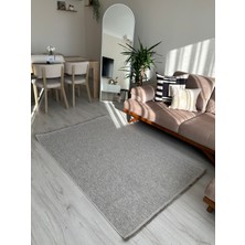 Halımax Ribera Gri Yumuşak Dokulu Bukle Halı Kilim Salon Mutfak Koridor Yolluk Dokuma Makine Halısı