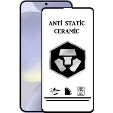 Caseart Samsung Galaxy S24 Tam Kaplayan Anti Statik Kırılmayan Seramik Nano Esnek Ekran Koruyucu Cam