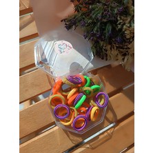 EyER Shoping Kutulu Renkli Havlu Bağlama Tokası