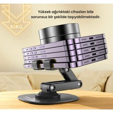 Farway Masa Üstü Tablet ve Telefon Tutucu Stand 3 Kademeli 360 Derece Döndürülebilir