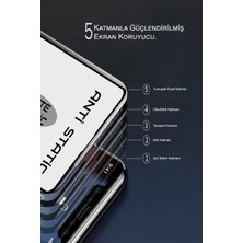 Caseart Apple iPhone 15 Pro Tam Kaplayan Anti Statik Kırılmayan Mat Seramik Nano Esnek Ekran Koruyucu Cam