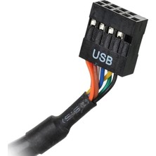 Ancheyn 9 Pin USB 2.0 Dişi 19 Pin USB 3.0 Erkek Çevirici Dönüştürücü Adaptör Kablosu 4584