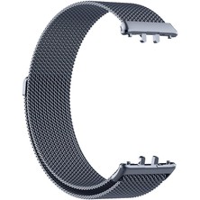 Pilanix Samsung Galaxy Fit3 Için Hasır Desenli Mıknatıslı Metal Kayış-Kordon Krd-01