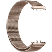 Pilanix Samsung Galaxy Fit3 Için Hasır Desenli Mıknatıslı Metal Kayış-Kordon Krd-01