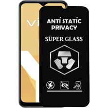 Caseart Vivo Y16 Tam Kaplayan Anti Statik Hayalet Süper Cam Ekran Koruyucu