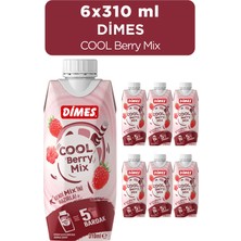 Dragon Pearl DİMES Cool Berry Mix 310 ml 6'lı Paket 1,8 lt Pratik Kullanım Sağlayan Lezzetli İçecek