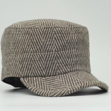 Şapkadan Castro Şapka Yün Outdoor Kasket Kışlık Kep Kastro-Kahve